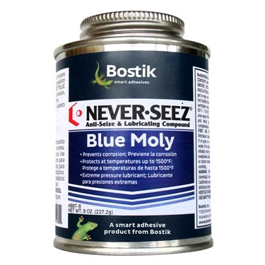 Bostik Never Seez Blue Moly Anti-Seize 8 oz. Brush Top Can